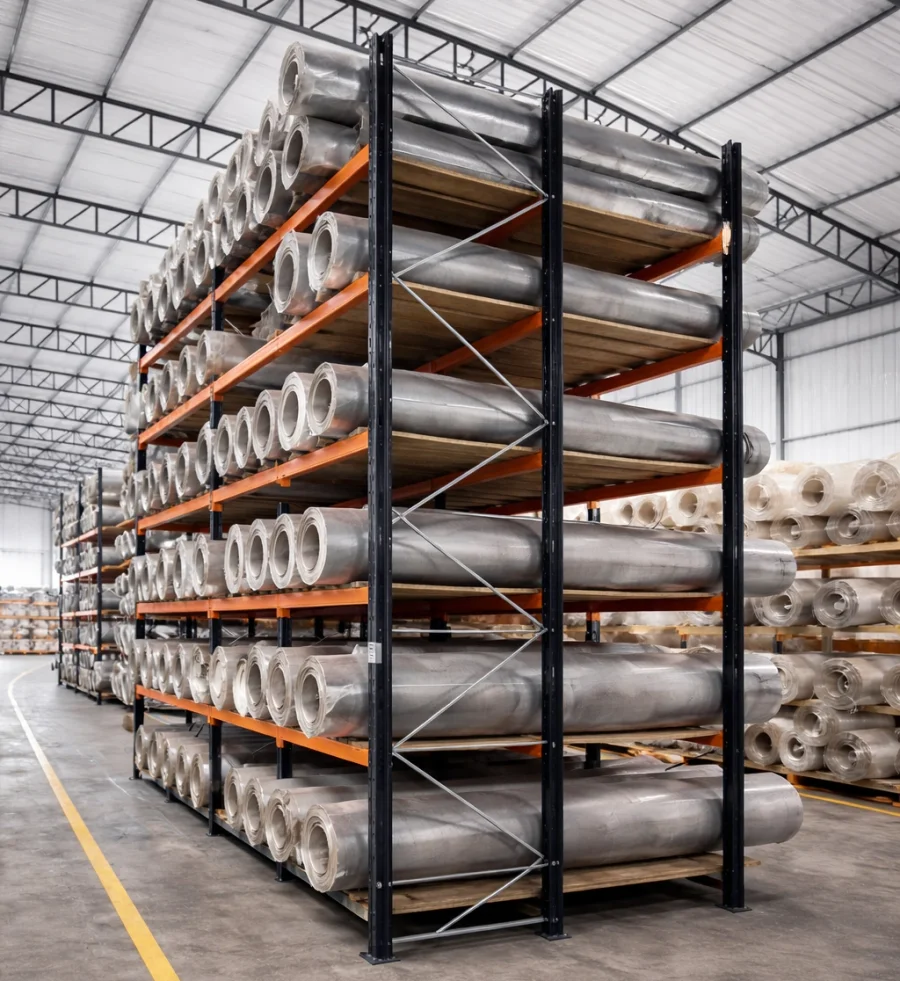 Porta pallet em medidas especiais sob encomenda — Metalúrgica Hentges